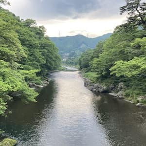 夕暮れの楓橋