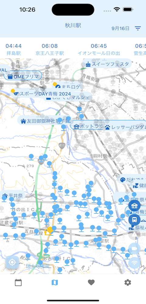 Maps Transport Sample